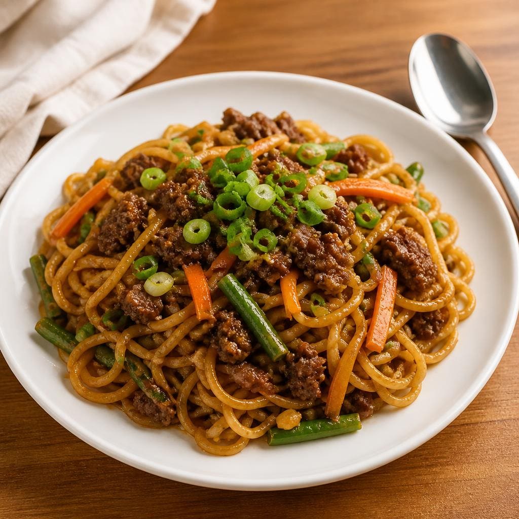 Bakmi Golek Bakmi Cah Daging Sapi